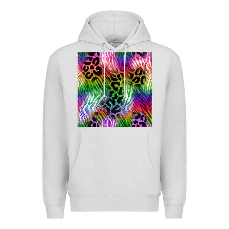 Neon Safari Seamless Pattern 2 Premium Hoodie by BundleAndBundleShop | Teevron