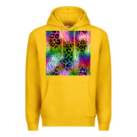 Lemon neon safari seamless pattern 2 Premium Hoodie - BundleAndBundleShop