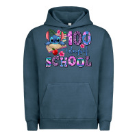Pigment Midnight Navy 100 days of school Urban Hoodie - AdoDesignShop