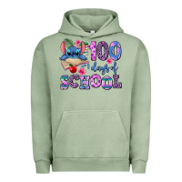 Pigment Oil Green 100 days of school Urban Hoodie - AdoDesignShop
