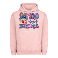 Pigment Salmon 100 days of school Urban Hoodie - AdoDesignShop