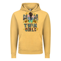 Vintage Mustard mom of twin girls mother's day Vintage Hoodie - CowGirlArtShop