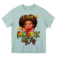 I Am Black History Juneteenth Heavy Core Tee | Teevron