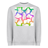 Heather Grey watercolor rainbow cow seamless pattern Heavyweight Sweatshirt - BundleAndBundleShop
