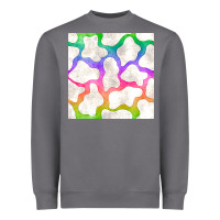 Storm watercolor rainbow cow seamless pattern Heavyweight Sweatshirt - BundleAndBundleShop