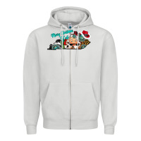 Dove Grey merry christmas y'all kentucky Zipper Hoodie - CowhideDigitalArt