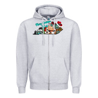 Heather Grey merry christmas y'all kentucky Zipper Hoodie - CowhideDigitalArt