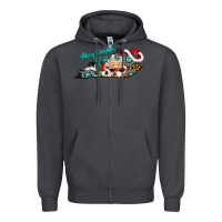 Smoke merry christmas y'all kentucky Zipper Hoodie - CowhideDigitalArt