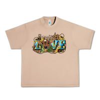 Burro Love baby Cow Urban Heavy Tee - HowdyJamesFarm
