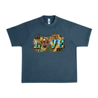 Midnight Navy Love baby Cow Urban Heavy Tee - HowdyJamesFarm