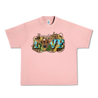 Salmon Love baby Cow Urban Heavy Tee - HowdyJamesFarm