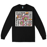 Black teacher tumbler Long Sleeve Tee - CowGirlArtShop