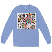 Colony Blue teacher tumbler Long Sleeve Tee - CowGirlArtShop