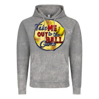 Cloud Rock take me out to the ball game softball Vintage Hoodie - CowGirlArtShop