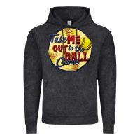 Vintage Black take me out to the ball game softball Vintage Hoodie - CowGirlArtShop