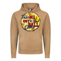 Vintage Camel take me out to the ball game softball Vintage Hoodie - CowGirlArtShop