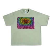 Oil Green colorful zebra background Urban Heavy Tee - RanaPortraitStore