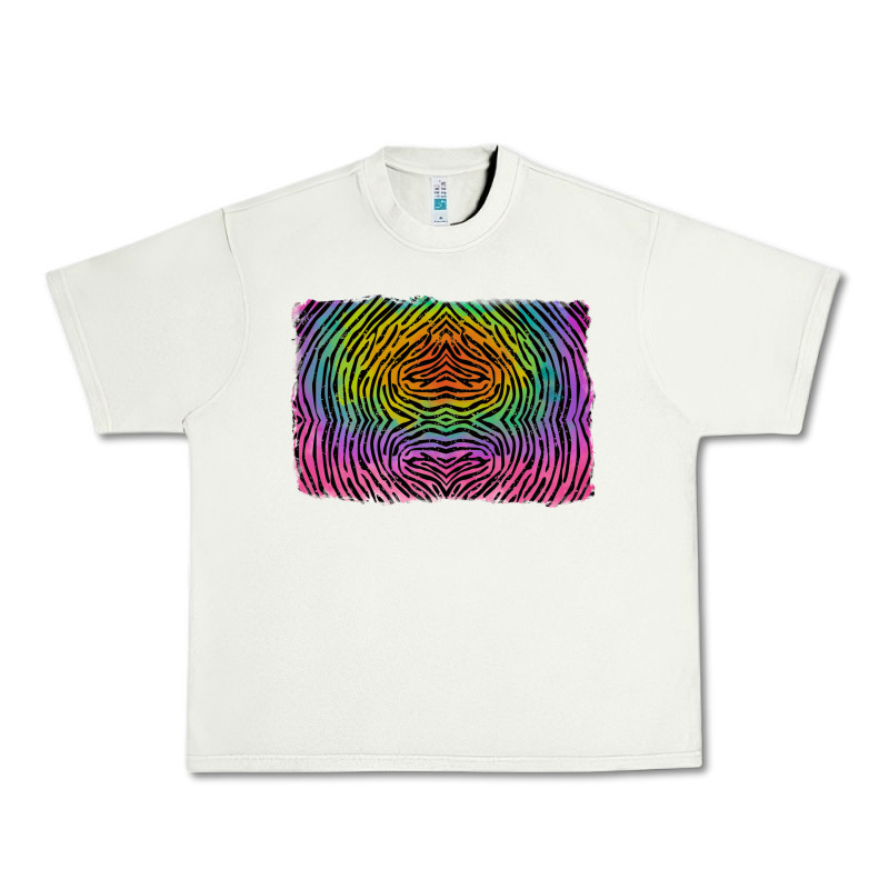 Colorful Zebra Background Urban Heavy Tee by RanaPortraitStore | Teevron