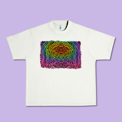 Colorful Zebra Background Urban Heavy Tee Designed By Ranaportraitstore
