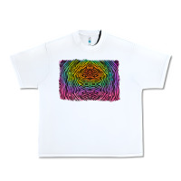 White colorful zebra background Urban Heavy Tee - RanaPortraitStore