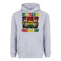 Heather Grey juneteenth freedom day Heavyweight Hoodie - Artiststas