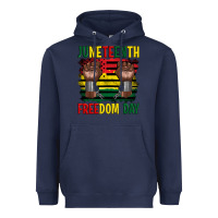 Navy juneteenth freedom day Heavyweight Hoodie - Artiststas