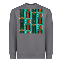 Storm native american aztec seamless pattern 5 Heavyweight Sweatshirt - BundleAndBundleShop