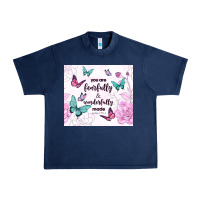 Navy you are fearfully and wonderfully made Urban Heavy Tee - TumblerDesignByShophia