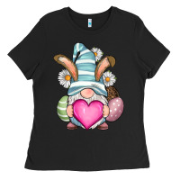 Black Easter gnome Ladies Tee - RanaPortraitStore