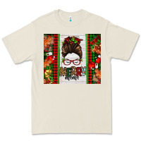 Bone Christmas merry mama messy bun Premium Tee - Jasminsmagicworld
