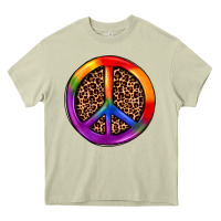 Mossy peace sign pride Heavy Core Tee - JahusDesignShop
