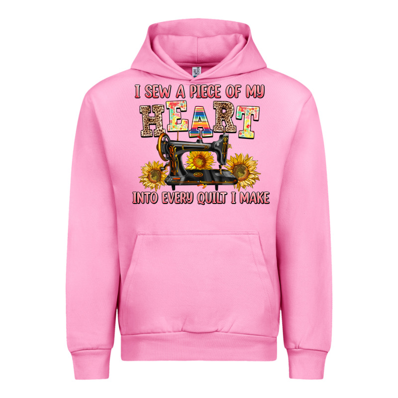 I Sew A Piece Of My Heart Into Every Quilt I Make Urban Hoodie by AdoDesignShop | Teevron