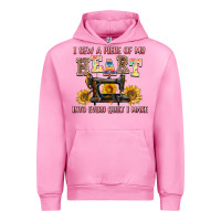 Fuchsia Pink i sew a piece of my heart into every quilt i make Urban Hoodie - AdoDesignShop