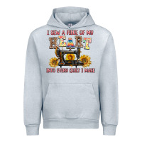 Heather Grey i sew a piece of my heart into every quilt i make Urban Hoodie - AdoDesignShop