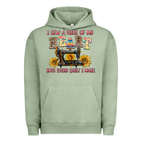 Pigment Oil Green i sew a piece of my heart into every quilt i make Urban Hoodie - AdoDesignShop