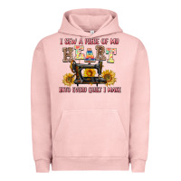 Pigment Salmon i sew a piece of my heart into every quilt i make Urban Hoodie - AdoDesignShop
