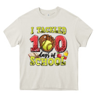 I Tackled Days Of School Softball Heavy Core Tee | Teevron