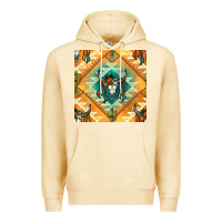 Pina Colada native american aztec seamless pattern Premium Hoodie - BundleAndBundleShop