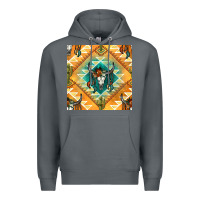 Rock native american aztec seamless pattern Premium Hoodie - BundleAndBundleShop