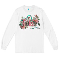 White blessed nurse Long Sleeve Tee - CowGirlArtShop
