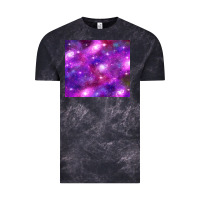 Cloud Black colorful abstract galaxy black and purple Vintage Tee - TumblerDesignByShophia