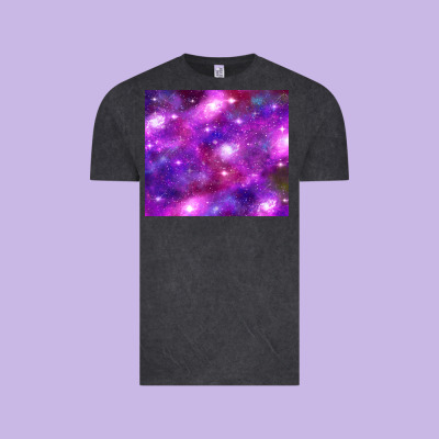 Colorful Abstract Galaxy Black And Purple Vintage Tee Designed By Tumblerdesignbyshophia