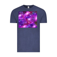 Vintage Denim colorful abstract galaxy black and purple Vintage Tee - TumblerDesignByShophia