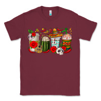 Burgundy Hispanic Heritage Month Coffee Cups Classic Tee - texasbilliewilder