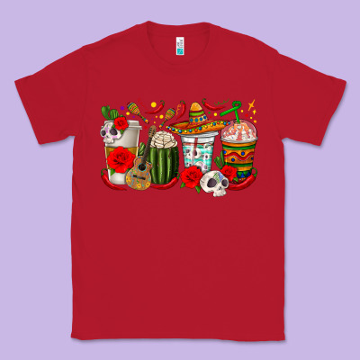 Hispanic Heritage Month Coffee Cups Classic Tee Designed By Texasbilliewilder