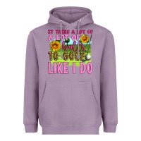 Lavender it takes a lot of a lot of balls to golf like i do Heavyweight Hoodie - Artiststas