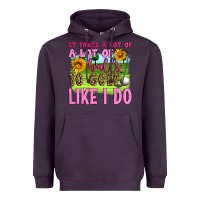Plum it takes a lot of a lot of balls to golf like i do Heavyweight Hoodie - Artiststas