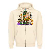 Sandshell spooky horse Zipper Hoodie - CowhideDigitalArt