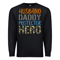 Black husband daddy protector hero Premium Sweatshirt - Artiststas