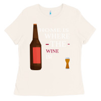 Bone HOME IS WHERE THE WINE IS Ladies Tee - Bettercallsaul